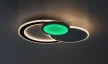 Rabalux Stavros 71402 mennyezeti lámpa, fekete, beépített LED 40 W, 2660 lm, 3000-6500 K, IP20