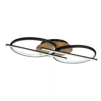 Rabalux Arash 71403 mennyezeti lámpa, fekete, beépített LED 40 W, 2200 lm, 3000, 4000, 6500 K, IP20