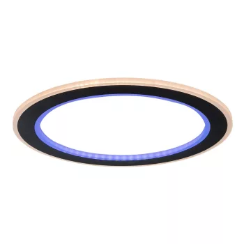 Rabalux Golwen 71406 mennyezeti lámpa, fekete, beépített LED 22 W, 1550 lm, 3000-6500 K, IP20