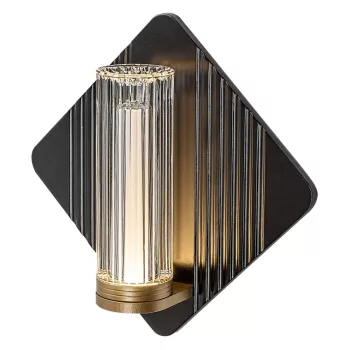 Rabalux Rosaline 71407 fali lámpa, fekete/ arany, beépített LED 7 W, 500 lm, 3000 K, IP44