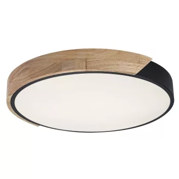 Rabalux Maple2 71416 mennyezeti lámpa, matt fekete, beépített LED 24 W, 1900 lm, 4000 K, IP20