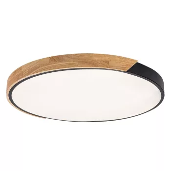 Rabalux Maple2 71418 mennyezeti lámpa, matt fekete, beépített LED 42 W, 3700 lm, 3000, 4000, 6500 K, IP20
