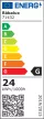 Rabalux Alenzo 71432 LED panel, fekete, beépített LED 24 W, 1450 lm, 3000, 4000, 6000 K, IP44
