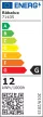 Rabalux Alenzo 71435 LED panel, fekete, beépített LED 12 W, 780 lm, 3000, 4000, 6000 K, IP44