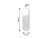 Rabalux Glowbells 71459 fali lámpa, grézs, 1x G9 (max 25 W) foglalat, IP20
