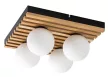 Rabalux Noxelle 71462 mennyezeti lámpa, matt fekete/ tölgy, 4x G9 (max 5 W) foglalat, IP20