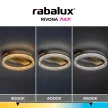 Rabalux Rivona 71471 mennyezeti lámpa, arany, beépített LED 18 W, 1400 lm, 3000-6500 K, IP20