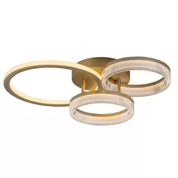 Rabalux Rivona 71473 mennyezeti lámpa, arany, beépített LED 38 W, 3500 lm, 3000-6500 K, IP20