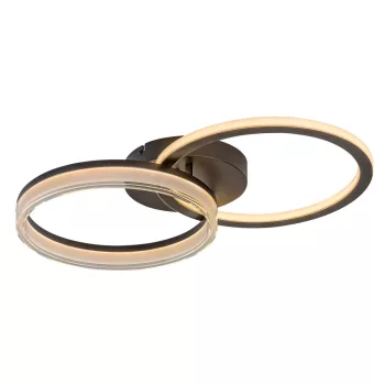 Rabalux Seraphiel 71479 mennyezeti lámpa, fekete, beépített LED 38 W, 3100 lm, 3000-6500 K, IP20