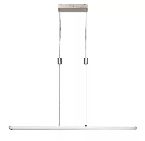 Rábalux 72011 TEMPERIUS beltéri függeszték szatin króm színben, 1415 lm, 24W teljesítmény, 25000h élettartammal, IP20 védettséggel, 5 év garanciával, 3000K ( Rábalux 72011 )