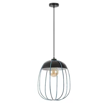   Rábalux 72024 Svens beltéri függeszték matt fekete színben, E27 foglalattal, IP20 védettséggel ( Rábalux 72024 )