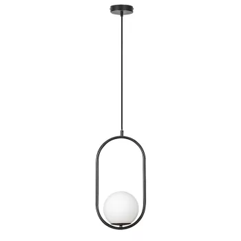   Rábalux 72028 Ghita beltéri függeszték fekete színben, E27 foglalattal, IP20 védettséggel ( Rábalux 72028 )