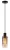 Rabalux Fumea 72037 függeszték, fekete, 1x E27 (max 60 W) foglalat, IP20