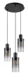 Rabalux Fumea 72038 függeszték, fekete, 3x E27 (max 60 W) foglalat, IP20