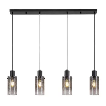 Rabalux Fumea 72039 függeszték, fekete, 4x E27 (max 60 W) foglalat, IP20