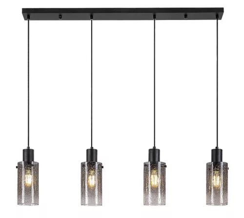 Rabalux Fumea 72039 függeszték, fekete, 4x E27 (max 60 W) foglalat, IP20