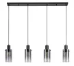 Rabalux Fumea 72039 függeszték, fekete, 4x E27 (max 60 W) foglalat, IP20