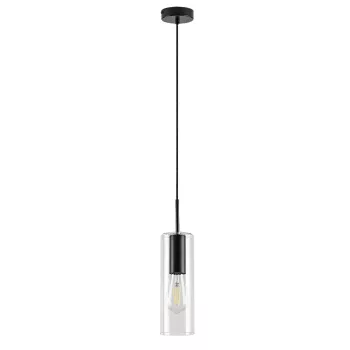   Rábalux 72049 Esta beltéri függeszték matt fekete színben, E27 foglalattal, IP20 védettséggel ( Rábalux 72049 )