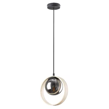   Rábalux 72061 PEYTON beltéri függeszték bükk színben, E14 foglalattal, IP20 védettséggel ( Rábalux 72061 )