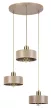 Rabalux Tisandra 72143 függeszték, grézs/ arany, 3x E27 (max 25 W) foglalat, IP20