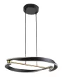 Rabalux Adalind 72149 függeszték, fekete/ arany, beépített LED 40 W, 2200 lm, 3000 K, IP20