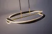 Rabalux Adalind 72149 függeszték, fekete/ arany, beépített LED 40 W, 2200 lm, 3000 K, IP20