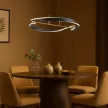 Rabalux Adalind 72149 függeszték, fekete/ arany, beépített LED 40 W, 2200 lm, 3000 K, IP20