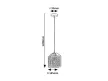 Rabalux Samilo 72217 függeszték, fekete, 1x E27 (max 40 W) foglalat, IP20