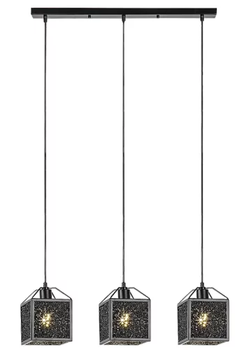 Rabalux Samilo 72219 függeszték, fekete, 3x E27 (max 40 W) foglalat, IP20
