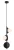 Rabalux Jules 72224 függeszték, fekete, 3x G9 (max 5 W) foglalat, IP20