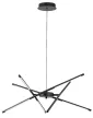 Rabalux Henli 72237 függeszték, fekete, beépített LED 30 W, 1400 lm, 3000 K, IP20
