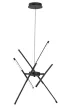 Rabalux Henli 72237 függeszték, fekete, beépített LED 30 W, 1400 lm, 3000 K, IP20
