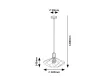 Rabalux Fran 72241 függeszték, matt fekete, 1x E27 (max 40 W) foglalat, IP20