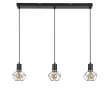 Rabalux Fran 72242 függeszték, matt fekete, 3x E27 (max 40 W) foglalat, IP20