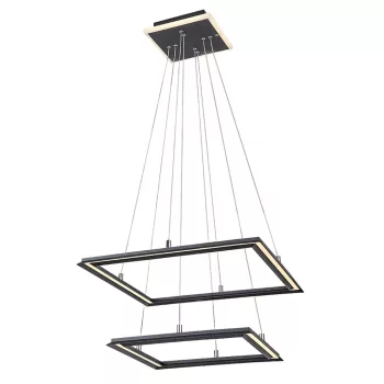 Rabalux Sidona 72243 függeszték, fekete, beépített LED 48 W, 2450 lm, 3000 K, IP20