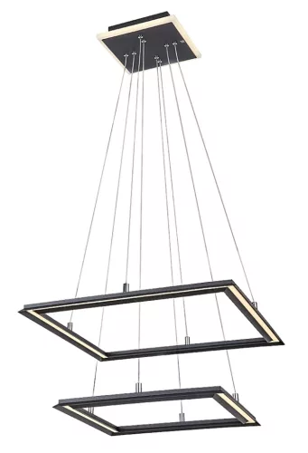 Rabalux Sidona 72243 függeszték, fekete, beépített LED 48 W, 2450 lm, 3000 K, IP20