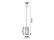 Rabalux Veness 72254 függeszték, matt fekete, 1x E27 (max 40 W) foglalat, IP20