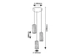 Rabalux Veness 72255 függeszték, matt fekete, 3x E27 (max 40 W) foglalat, IP20