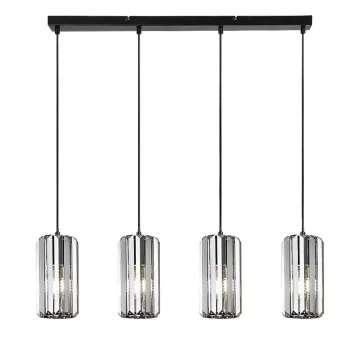 Rabalux Veness 72256 függeszték, matt fekete, 4x E27 (max 40 W) foglalat, IP20