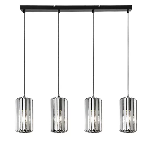 Rabalux Veness 72256 függeszték, matt fekete, 4x E27 (max 40 W) foglalat, IP20