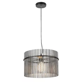Rabalux Inesa 72261 függeszték, matt fekete, 1x E27 (max 40 W) foglalat, IP20