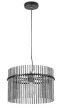 Rabalux Inesa 72261 függeszték, matt fekete, 1x E27 (max 40 W) foglalat, IP20