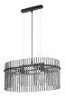 Rabalux Inesa 72262 függeszték, matt fekete, 2x E27 (max 40 W) foglalat, IP20