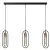 Rabalux Rovier 72264 függeszték, matt fekete, 3x E27 (max 40 W) foglalat, IP20
