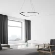 Rabalux Mirossi 72266 függeszték, fekete, beépített LED 40 W, 2070 lm, 4000 K, IP20