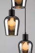 Rabalux Florian 72272 függeszték, matt fekete, 5x E27 (max 40 W) foglalat, IP20
