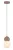 Rabalux Gellia 72280 függeszték, rózsa, 1x G9 (max 38 W) foglalat, IP20