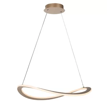 Rabalux Kallira 72281 függeszték, arany, beépített LED 40 W, 2100 lm, 3000 K, IP20