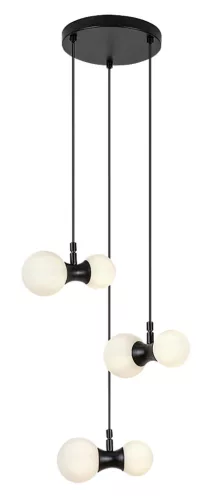 Rabalux Lition 72300 függeszték, fekete, 6x G9 (max 28 W) foglalat, IP20