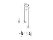 Rabalux Lition 72300 függeszték, fekete, 6x G9 (max 28 W) foglalat, IP20